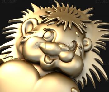 3D model Hedgehog with a heart (STL)